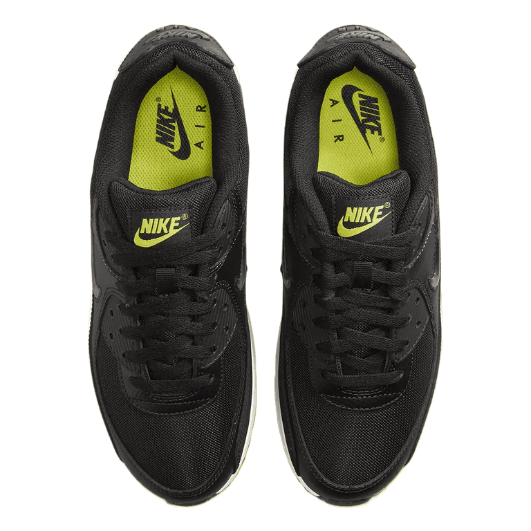Men's Nike Air Max 90 Black / Anthracite-Opti Yellow FN8005