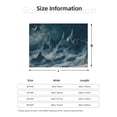 thumbnail image 5 of Naloa Mysterious Moonlit Mountains Flannel Fleece Throw Blanket for Bed Couch, Thick Blanket - All Seasons Suitable for Women, Men and Kids-80"x60", 5 of 6