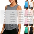 thumbnail image 3 of Jaunzuar Workout Tank Tops Woman Wide Strap Summer Sleeveless Tops Outdoor Running Athletic Tank Tops, S-3XL, 3 of 8