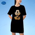 thumbnail image 1 of Summer T Shirt Disney Mickey Mouse Print Dresses Women Neck Casual Loose Tops Homewear Short Sleeve Basic Robe VestidosXXL Gao Jinjia LED, 1 of 2