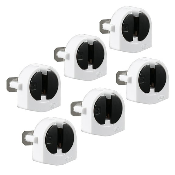 6Pcs 2A G5-F288 T5 Light Socket G5 Base Fluorescent Lamp Holder White