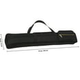 thumbnail image 2 of Raindrops Black Oxford Fabric Trombone Case with Adjustable Shoulder Strap for Home Musical Instrument Storage, 2 of 6