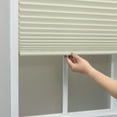 thumbnail image 6 of Regal Living Cordless Light Filtering Polyester Pleated Shades, Ecru - 59 in. W x 64 in. L, 6 of 7