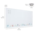 thumbnail image 2 of ECR4Kids MessageStor Dry-Erase Glass Board and Magnets, Office Essentials, Birds, 2 of 9