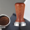 thumbnail image 3 of Prensador de café con mango de madera de primera calidad, martillo de acero inoxidable para café en polvo, cocina Dalbergia 53 mm, 3 of 8