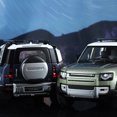 thumbnail image 2 of 1:24 Land Rover Defender 110 Off-road Vehicle SUV Alloy Diecast Car Model Sound Light Metal Toy Gift Children Porsche Motorcycle, 2 of 6