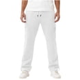 thumbnail image 6 of ZyeKqe Mens Cargo Sweatpants Fleece Lined Casual Fall Loose Fitted Straight Leg Sports Trousers with Pockets, 6 of 10