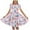 Pink G, variant on SGFCWSX Girls Short Sleeve Dress A-Line Crew Neck Easter Bunny Egg Print Casual Summer Dresses for Kids Pink Size 5-6 Years