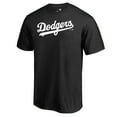 thumbnail image 2 of Men's Black Los Angeles Dodgers Team Wordmark T-Shirt, 2 of 3