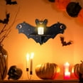 thumbnail image 5 of Bat Wall Shelf Gothic Decor - Floating Black Wooden Shelf with Hooks - Spooky Coffin Shaped Display Shelf for Witchy Room Decor Halloween Goth Bedroom Living Room Wall Decorations, 5 of 6