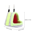 thumbnail image 2 of FUEENIRVA Refugio Pequeño Para Hamster Con Materiales Confortables Ideal Para Descanso Y, 2 of 7