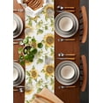 thumbnail image 2 of Yellow Sunflowers Table Runner 72 Inches, Summer Botanical Floral Leaves Bed Runner Dresser Scarves Tabletop for Indoor Outdoor Parties/Ceremony/Banquet, 16" x 72", 2 of 8
