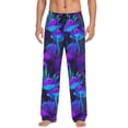 thumbnail image 7 of FORMRS Mens Pajama Pants with Pockets Cotton Sleepwear Lounge Bottoms Sizes S-2XL, Night Mushrooms Pattern, 7 of 7