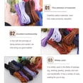 thumbnail image 3 of Faux Suede Cords Leather Braided String Rope Jewelry Making Accessories Multicolor Supplies Handmade Fittings Pendant Necklace Red coffee, 3 of 6