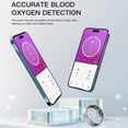 thumbnail image 2 of SR2 Smart Ring Multi-function Health Monitoring Fitness Tracker Finger Ring (No Charging Case) - Sil, 2 of 5