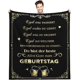 thumbnail image 1 of LHSHID Birthday Gift Blanket Flannel Soft and Comfortable Anti static Bed Sofa Blanket 60x80in, 1 of 6