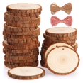 thumbnail image 1 of Kit de 30 piezas Wood Slices Fruyit Natural de 7 a 8 cm de diámetro, 1 of 6