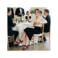 thumbnail image 6 of BLISSFUL STEP Women's Closed Toe Knot Kitten Heel Mary Jane Pumps Burgundy (Size 6), 6 of 7