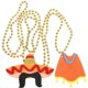 thumbnail image 1 of 2pcs Pendant Necklace for Mexican Themed Party Cinco De Mayo Neck Hanging Charm Cartoon Necklace, 1 of 2