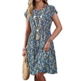 thumbnail image 2 of Womens Summer Dresses Vitality Blue XL, 2 of 9