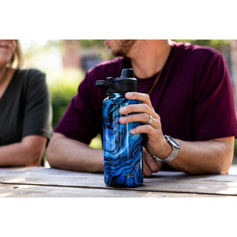 Simple Modern Summit Water Bottle Straw Lid Vacuum Insulated Stainless Steel Bottle | 18 fl oz
