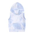 thumbnail image 4 of Tkrady Baby Girl Outfits Spring Summer New Soft Breathable Sleeveless Vest Tie Dye Print Tops Hooded Shorts 2 Piece Set, Sizes 0-3 Years, 4 of 7