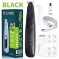 thumbnail image 2 of KMWGRE Rechargeable Pet Grooming Clipper with Built-in Light for Dogs Cats Efficient Hair Trimmer Powerful Motor Indoor Outdoor Use Black 16.5X3.1X1.8CM, 2 of 7