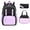 Black, variant on Color Block Backpack for School Kids Cute Backpacks for Girls Elementary Lighweight Bookbag with Lunch Box Pencil Case 3 in 1