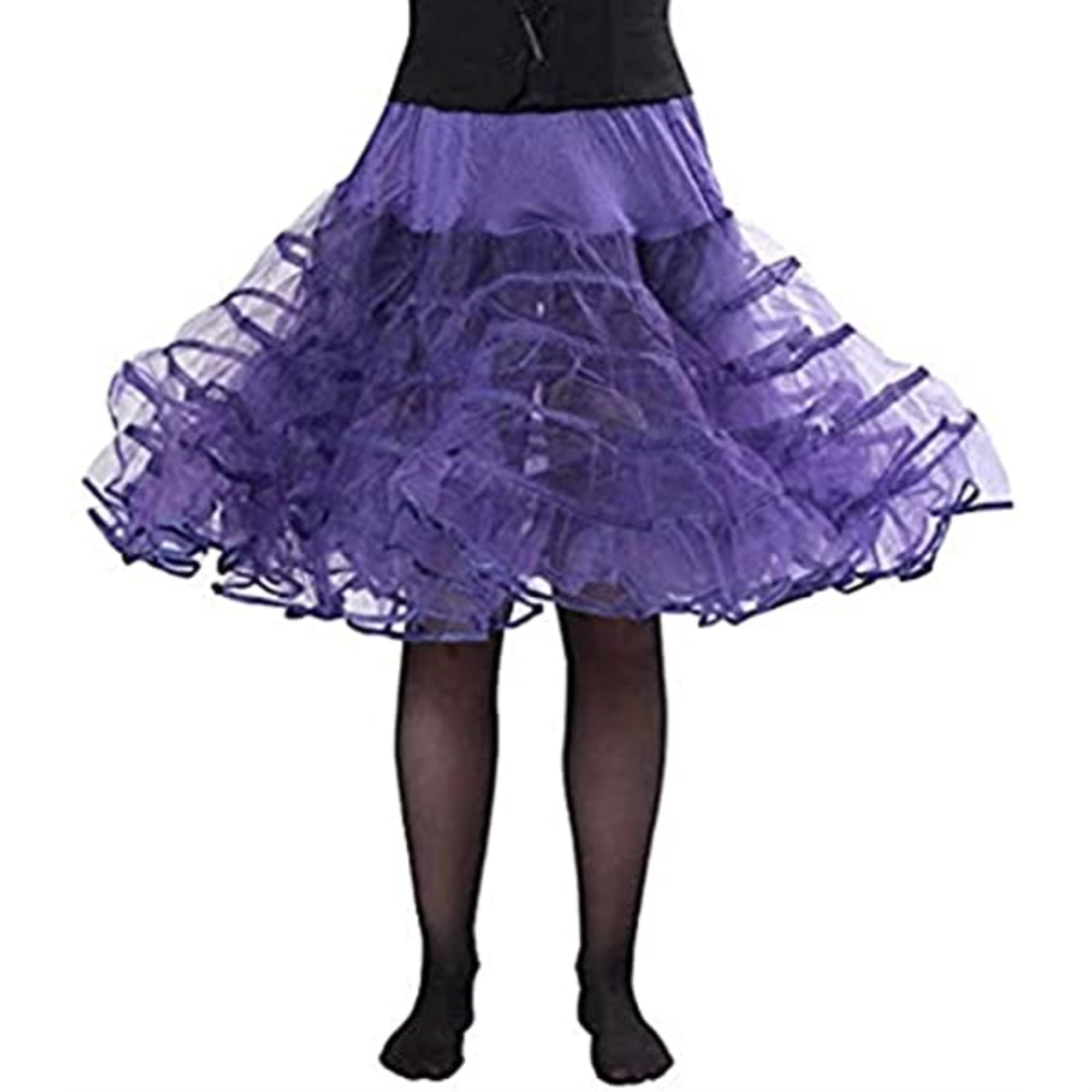 Ladies Sequin Sparkle Princess Tutu Skirt Petticoat Disco Fancy Dress Costume