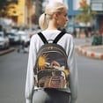 thumbnail image 7 of FORMRS Mini Backpack Purse for Women Travel Daypack Casual Shoulder Bag, Colorful Skeleton with Cloud, 7 of 7