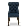 thumbnail image 5 of Luxe by East West Furniture 9 Pieces Dining Table Set a Rectangle Table and 8 Dining Chairs, Antique Walnut, 5 of 7