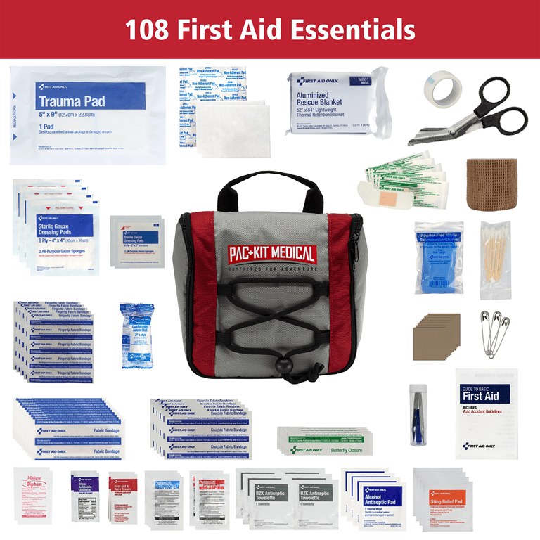 First Aid Only Trailblazer 3 Outdoor First Aid Kit, 108 Pieces photo 3