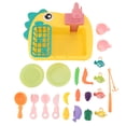 thumbnail image 2 of Fregadero De Juego Con Agua Corriente, Juguete Para Juego De Imitación De Cocina, Innovador Juguete De Fregadero Para Niños Pequeños Con Agua Corriente Para Niños, 2 of 7