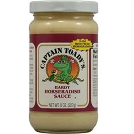 Captain Toady`s  Hardy Horseradish Sauce - 12x8 Oz