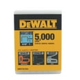 thumbnail image 2 of DeWalt 5/16" L Narrow Crown Heavy Duty Staples 5000 pk, 2 of 2