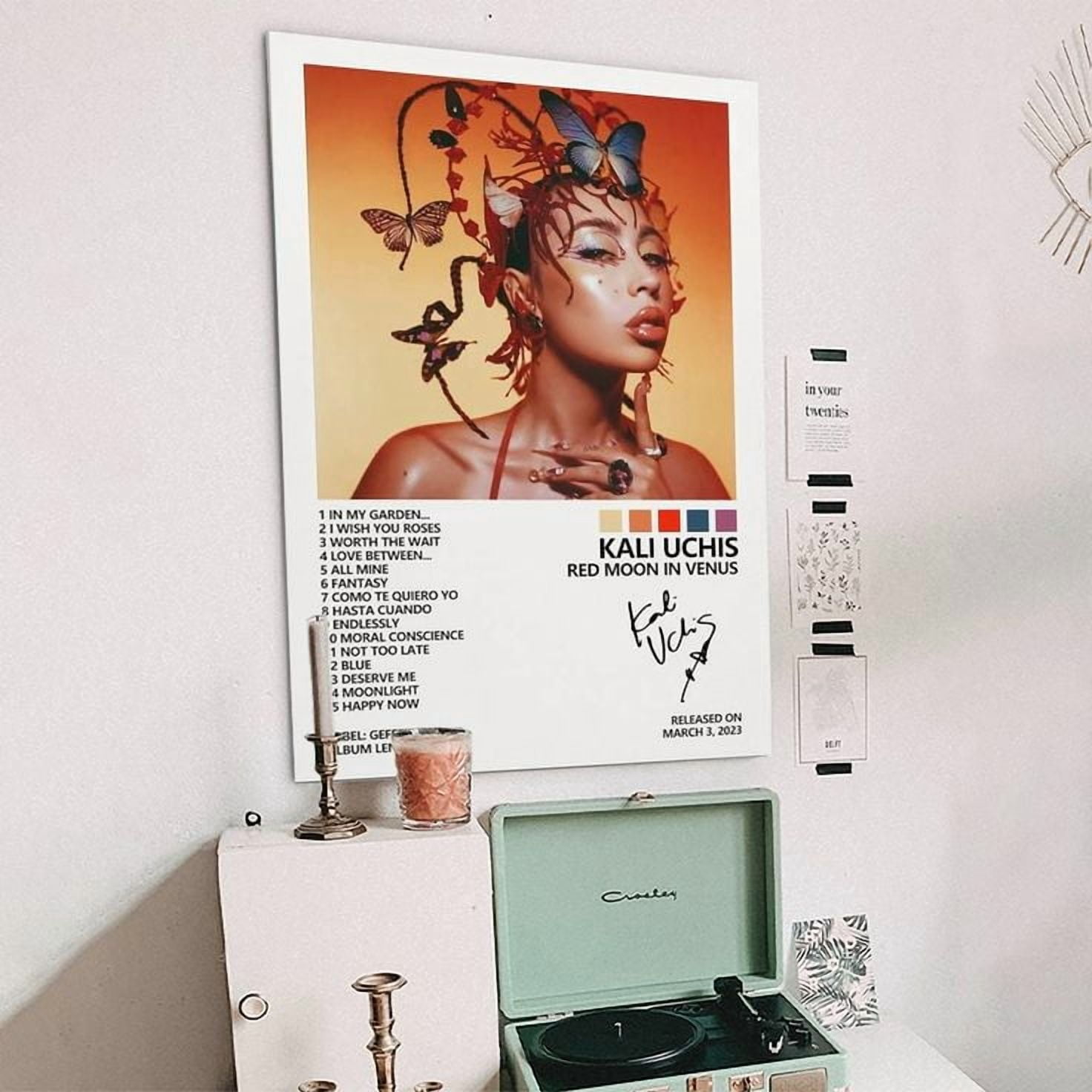 Kali Uchis Poster Red Moon in Venus Album Cover Poster Size 24