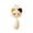 A001- Black Cat, variant on Stuffed Cat Plush Stuffed Animal Keychain 4 Inch Soft Cat Keychain Small Stuffed Animal Charm for Backpacks and Keys Gray 1 Pack
