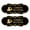 Black Gold, variant on Designer Cowgirls and Cowboys Novelty Restroom Signs, Set of 2 (Red) - Medium