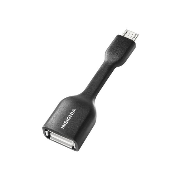 Insignia NS-MOTGD - USB adapter - USB (F) to Micro-USB Type A (M) - black