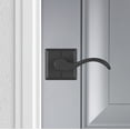 thumbnail image 2 of Baldwin Reserve Hdcurrtsr112 Half Dummy Right Hand Curve Lever Handle and Traditional Square Rose Venetian Bronze Finish Handle, 2 of 7