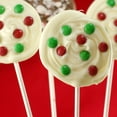 thumbnail image 3 of 100pcs White Lollipops Candy Stick Cupcake Topper DIY Paper Chocolate, 3 of 4