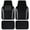 Gray, variant on Leather Waterproof Sporty Car Floor Mats Carpet,Universal Automotive Floor Mat Fit for Sedans, Cars, Mid Trucks, Vans, SUV, Set of 4 (Black and Gray)