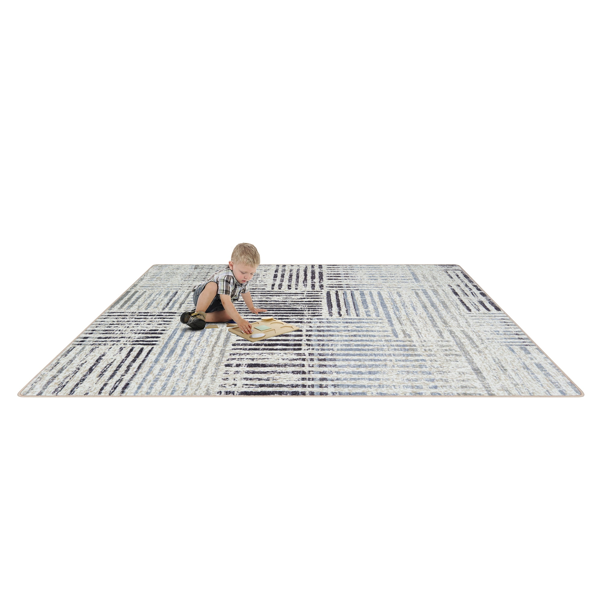 Joy Carpets Desert Cameo 5'4" x 7'8" Indoor Area Rug in Color Twilight
