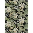 thumbnail image 2 of Addison Rugs Chantille Indoor/Outdoor Transitional Floral Black Washable Rectangle Rug, 2'6" x 3'10", 2 of 6