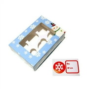 Large Treat Box with Dividers, Snowman