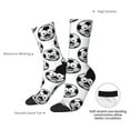 thumbnail image 4 of Logiee Happy Soccer Print Adult Socks for Men & Women,Calf Socks, Ankle Socks,Boots Socks,Breathable Casual Sock,Unisex Crew Socks, 4 of 6