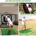 thumbnail image 2 of WFUN 5x4ft Hitting Thickened Artificial Turf Practice Golf Mat for Outdoor & Indoor, Gifts for Men/Golfers, 2 of 13