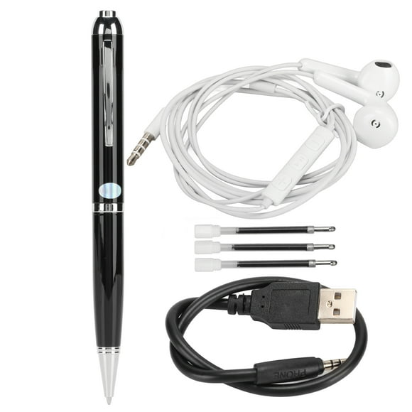 Grabadora de voz Digital con bolígrafo, grabación de una tecla, reducción de ruido HD, grabadora portátil activada por voz para reuniones de aprendizaje, 8G