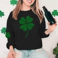 thumbnail image 5 of hotojiny St. Patrick's Day Sweatshirts for Women Fashion Long Sleeve Crewneck Cute Pullover Tops Lounge Loose Soft Shirts, 5 of 5