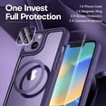 thumbnail image 3 of XGeek Tempered Glass Screen Protectors TPU Slim Case with 2 Camera Lens iPhone 14 Plus, Clear, 3 of 9